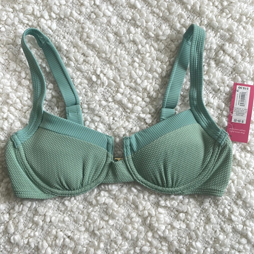Target green bikini top